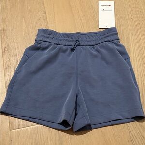 lululemon athletica Blue Athletic Shorts Elastic Waistband